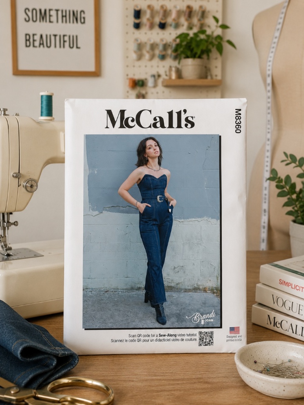 NEW McCalls M8360 Women' Jumpsuit Sewing Pattern Large Pics UNOPENED